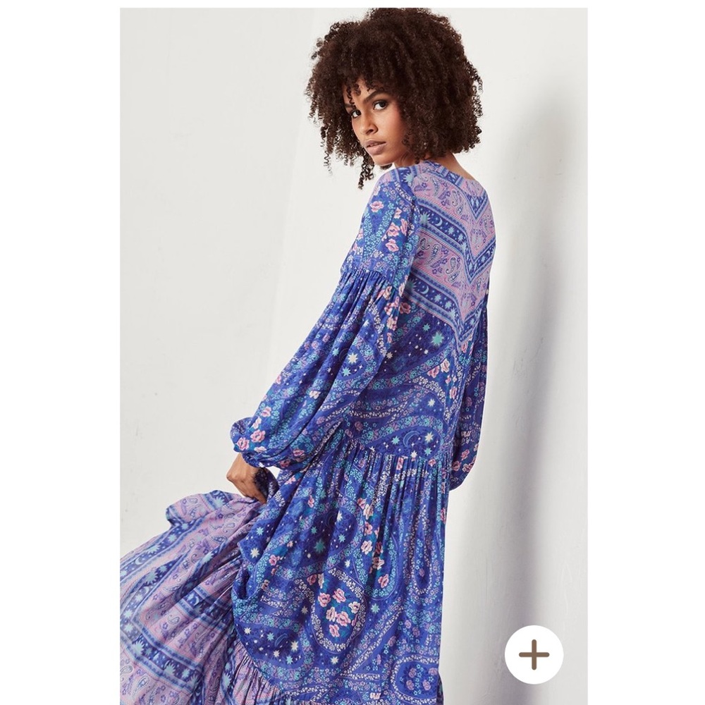 Spell & The Gypsy City Lights Gown Indigo XXS 💕 - Picture 8 of 8